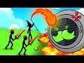 What Happens When My ROBOT Fights ELITE LAVA STICKMAN WARRIORS in Stick War Legacy Battle Simulator