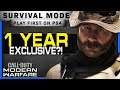 1 YEAR Exclusivity for Survival?! + Modern Warfare Campaign Trailer