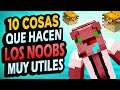 ✅ 10 Cosas de Noobs ÚTILES en Minecraft!! #3
