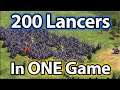 200 Steppe Lancers In One Game!
