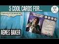 5 COOL CARDS FOR AGNES BAKER | Arkham Horror: The Card Game