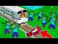 EL TREN DE LOS ZOMBIES EN MINECRAFT😱 APOCALIPSIS ZOMBIE Mikecrack Raptor