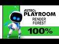 Astro’s Playroom Render Forest Artifacts and Puzzle Pieces