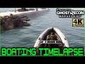 Ghost Recon Breakpoint Boating around Auroa Timelapse 4K Help you sleep boring No Commentary