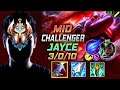 Challenger Jayce MID vs Karma - 천상계 미드 제이스 템트리 룬 월식 난입 - LOL KR 11.9
