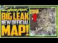 Cyberpunk 2077 LEAK - OFFICIAL MAP LEAK & SECRETS - Official Cyberpunk 2077 physical map