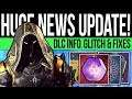 Destiny 2 | BIG NEWS UPDATE! DLC Changes, Patch Info, NEW Content, Secret Area, Boss Glitch & Quests
