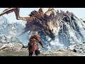 GOD OF WAR 4 PS5 - HRAEZLYR Dragon Boss Fight (4K 60FPS)