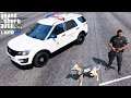 GTA 5 LSPDFR #775 LAPD K9 Unit Live Patrol - Ford Police Interceptor Utility