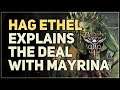 Hag Ethel explains the Deal with Mayrina Baldur's Gate 3
