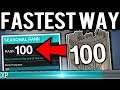 HOW TO GET RANK 100 SEASON PASS FASTEST WAY! - Destiny 2