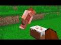 Minecraft but no one knows eating food kills you...