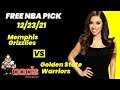 NBA Pick - Grizzlies vs Warriors Prediction, 12/23/2021, Best Bet Today, Tips & Odds | Docs Sports