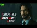 Resident Evil 2 Remake John Wick Gameplay and cutscenes