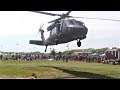 United States Army Black Hawk Helicopter Taking Off Right In Front Of Me