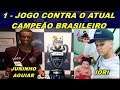 🔴1 JOGO CONTRA O ATUAL CAMPEÃO BRASILEIRO - IORI X JUNINHO AGUIAR - PES 2019🔴