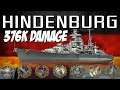 376k damage Hindenburg 5 kills 7 medals top base exp