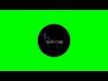 60 Second / 1 Minute Timer in Sphere with Lightning Effect, Green Screen free for personal use