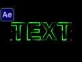 Adobe After Effects CC Tutorial: Animated Neon Text Stroke Vegas Effect (How to)