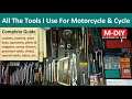 All The Tools & Lubes I Use For Motorcyle And Cycle DIY Repairs [Hindi]