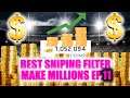 BEST SNIPING FILTERS TO MAKE MILLIONS OF COINS! | MADDEN 19 ULTIMATE TEAM