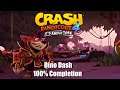 Crash Bandicoot 4 - Dino Dash Level 100% Walkthrough (All Gems, Boxes, New Outfit)