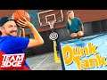 Don’t Dunk Your Wife Challenge!! | Dunk Tank Basketball!!