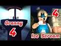 Granny 4 Escape Ending VS Ice Scream 4 Escape Ending