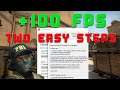 Massive FPS Increase for CSGO in 2 Easy Steps!