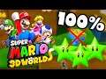 Mushroom-2 Spiky Mount Beanpole 🎪 Super Mario 3D World Switch + Wii U 🎪 All Green Stars + Stamp