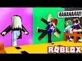 MY FAMILY TEAMS AGAINST ME IN ROBLOX HOLE IN THE WALL!