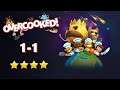 Overcooked 1 - Niveau 1-1, 4 étoiles en duo (All You Can Eat)