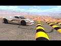Speed Bumps High Speed Crash Testing - BEAMNG Drive