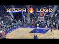 📺 Stephen Curry 🔥 5-for-6 from the logo at Golden State Warriors pregame before Memphis Grizzlies
