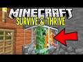 Super Easy CAMPFIRE MOB GRINDER | Minecraft Survival Let's Play Tutorial Ep. 4