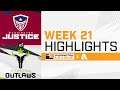 Washington Justice VS Houston Outlaws - Overwatch League 2021 Highlights | Week 21 Day 2