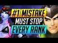 1 WORST Mistake YOU MAKE at EVERY RANK of Overwatch - CARRY on ANY ROLE - Advanced Guide