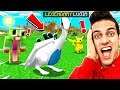 CATCHING LEGENDARY POKEMON and GIVING IT TO MY FRIEND in MINECRAFT!