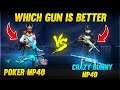 Crazy Bunny Mp 40😯 Or New Royal Flush ||Which One Is Best Mp40 ||Garena Freefire