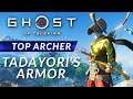 Ghost Of Tsushima: Tadayori Armour Showcase - The Top Archer Build - PS4