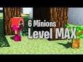 J'AI UP 6 MINIONS AU LEVEL MAX ! - Minecraft Skyblock Hypixel