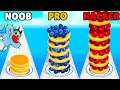 NOOB vs PRO vs HACKER | In Pan Cake Run | With Oggy And Jack | Rock Indian Gamer |