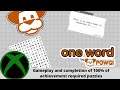 One Word by POWGI All 100% Achievement Required Puzzles Gameplay on Xbox!