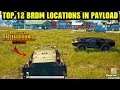 PUBG Mobile Payload Mode : Top 12 Locations of BRDM Vehicle | Tank Locations | How to get BRDM 2