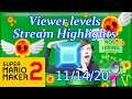 SMM2 Viewer Levels Highlights #28: (Hot Wings) 11/14/20