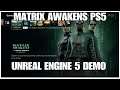 The Matrix awakens Unreal engine 5 tech demo livestream, playstation 5