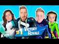 UNBELIEVABLE! Family Plays FORTNITE for the 1st Time Together // K-CITY GAMING