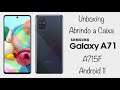 Unboxing | Abrindo a Caixa do Samsung Galaxy A71 A715F | Android 11 | 6gb RAM 4.500 mAh 128gb Preto