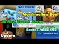 Update! New Secret Areas! Marshmallow Bee! Easter Missions! Egg Hunt - Bee Swarm Simulator
