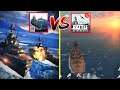World Of Warships Blitz VS Battle Of Warships
